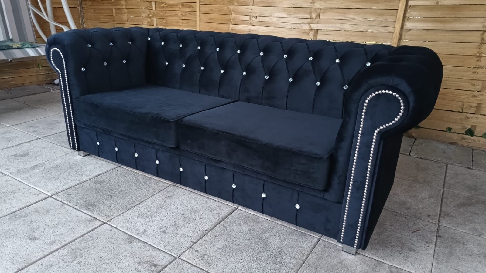 Sofa Chesterfield IV III II I. Narożnik.