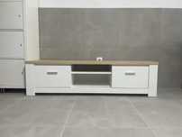 Movel tv branco/carvalho
