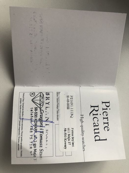 Zegarek damski Pierre Ricaud