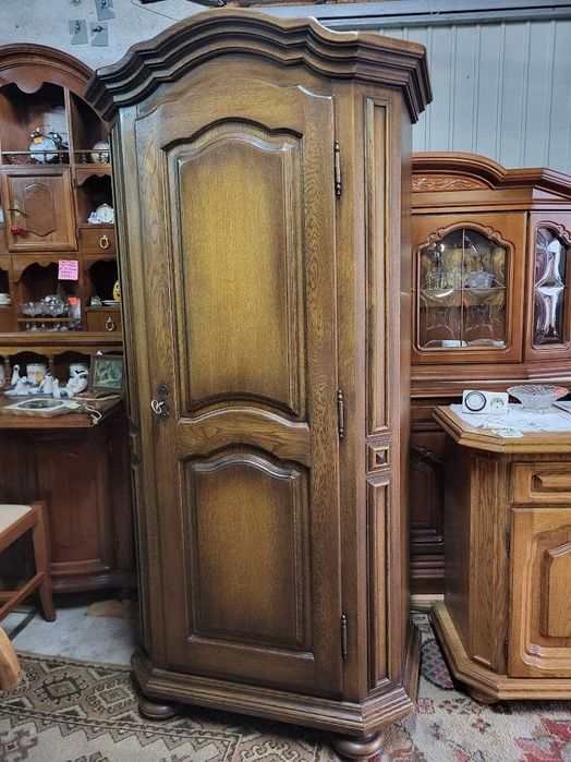 Szafa dębowa garderobiana 1 drzwiowa z Niemiec