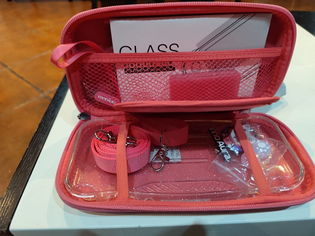 BOLSA ROSA GLITTER para Nintendo Switch Lite - by innoAura 
Leva o