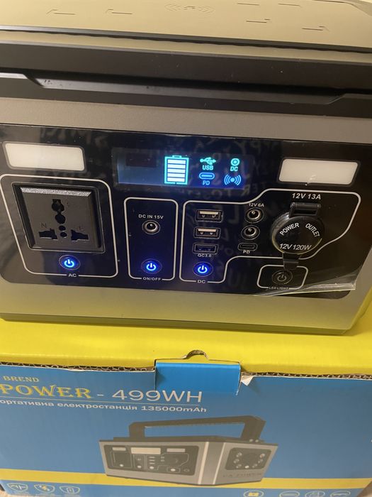 Портативная зарядная станция емкость 500w