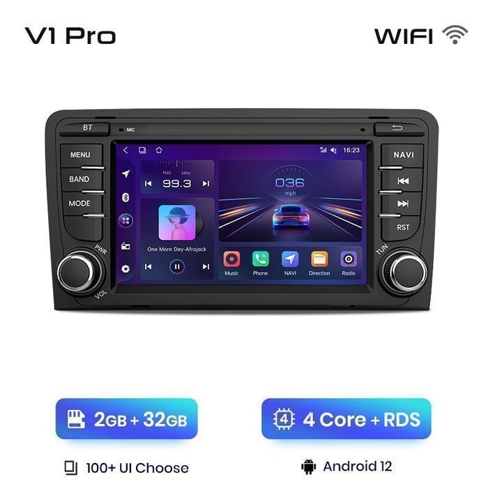 Radio nawigacja Audi A3 8P 2003 - 2011 Android S3 RS3 Sportback