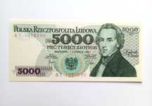 5000 zł 1982   - BY -   st. 1 UNC