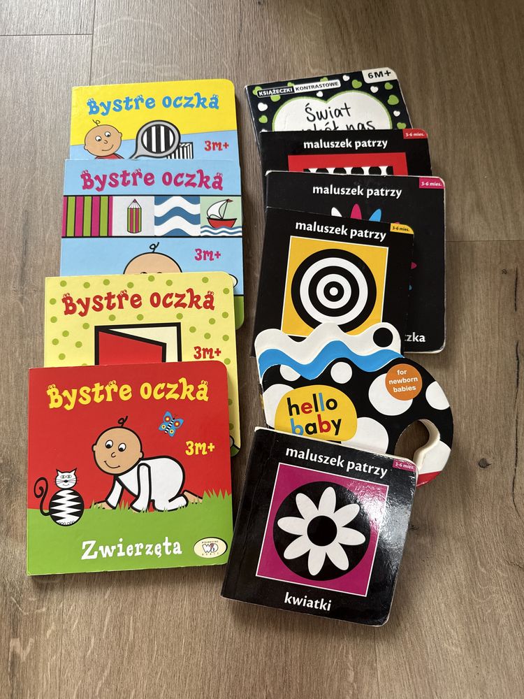 Książeczki kontrastowe dla maluszków
