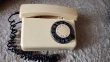 Telefon stacjonarny Tulipan Rwt 319 PRL Vintage Retro