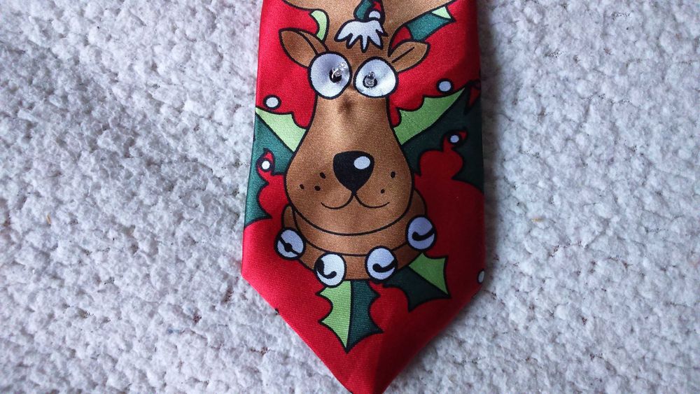 Краватка звукова різдв"яна новорічна галстук
