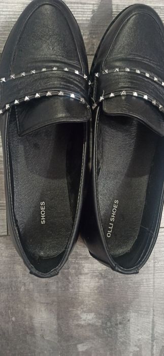 Кожаные Лоферы туфли новые