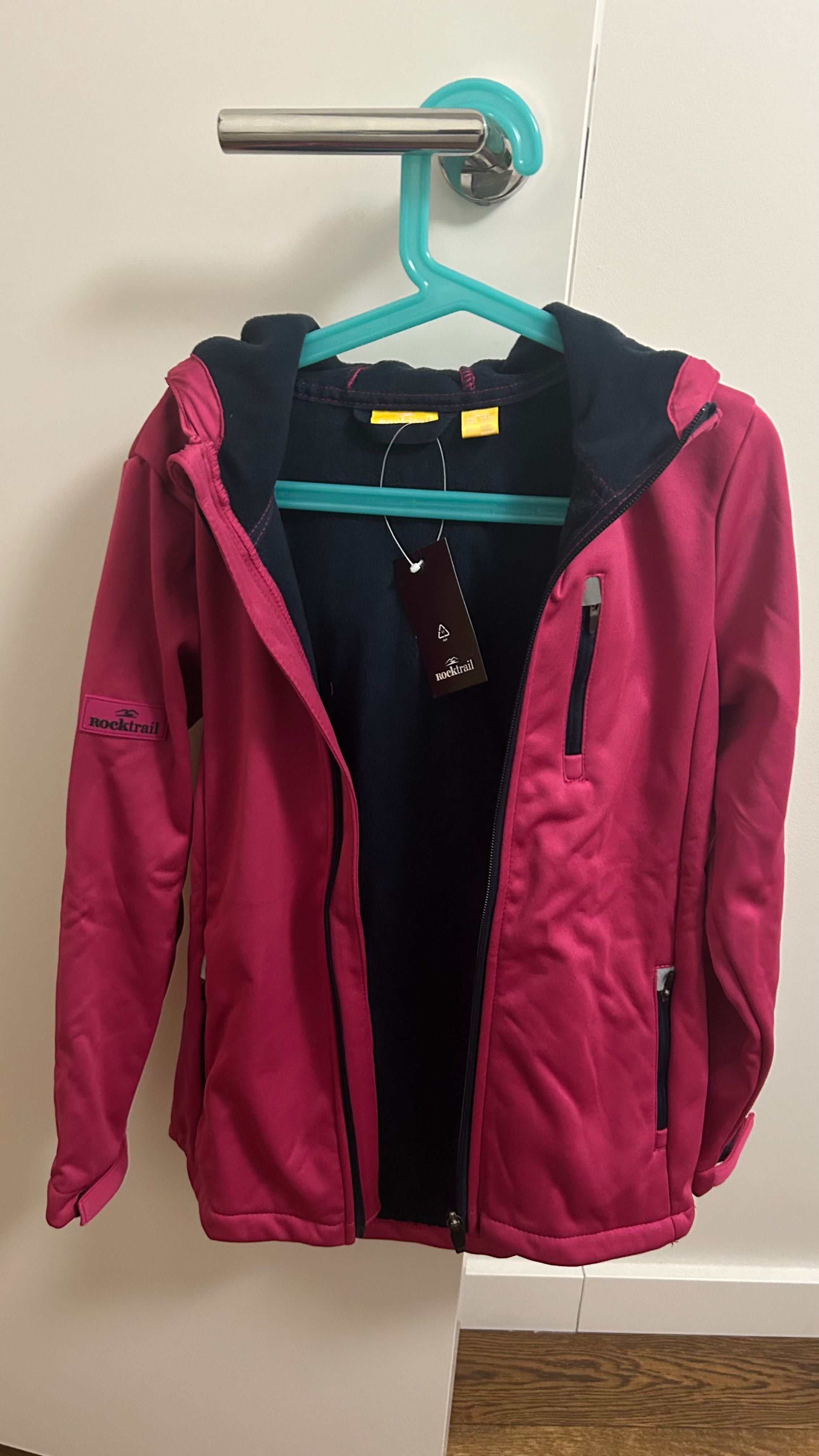 Kurtka przejściowa softshell Rocktrail nowa dziewczęca rozmiar 134/140