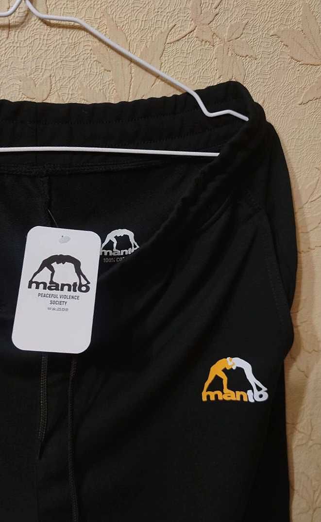 Чорні спортивні шорти Manto Logo унісекс Манто