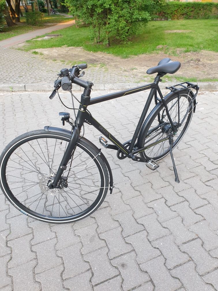rower szosowo-miejski Kreidler napęd na pasek