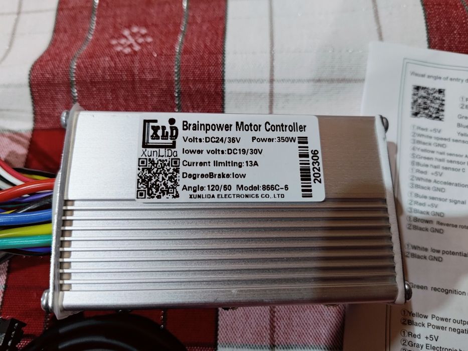 Sterownik , Wyświetlacz rower elektryczny, 24V36V48V60V  Nowy