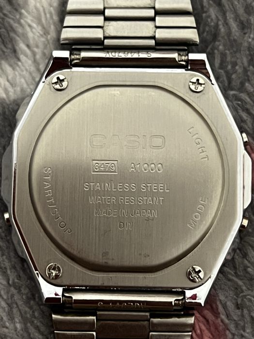 Годинник casio a1000,механізм casio a700 оригінал, stainless steel