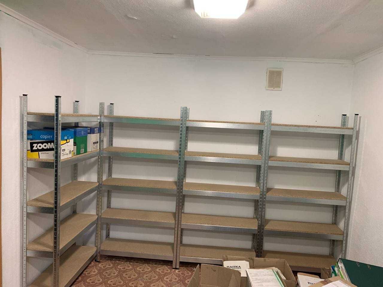 Стеллажи полочные бу,поличкові стелажі металеві,полочные стеллажи бу