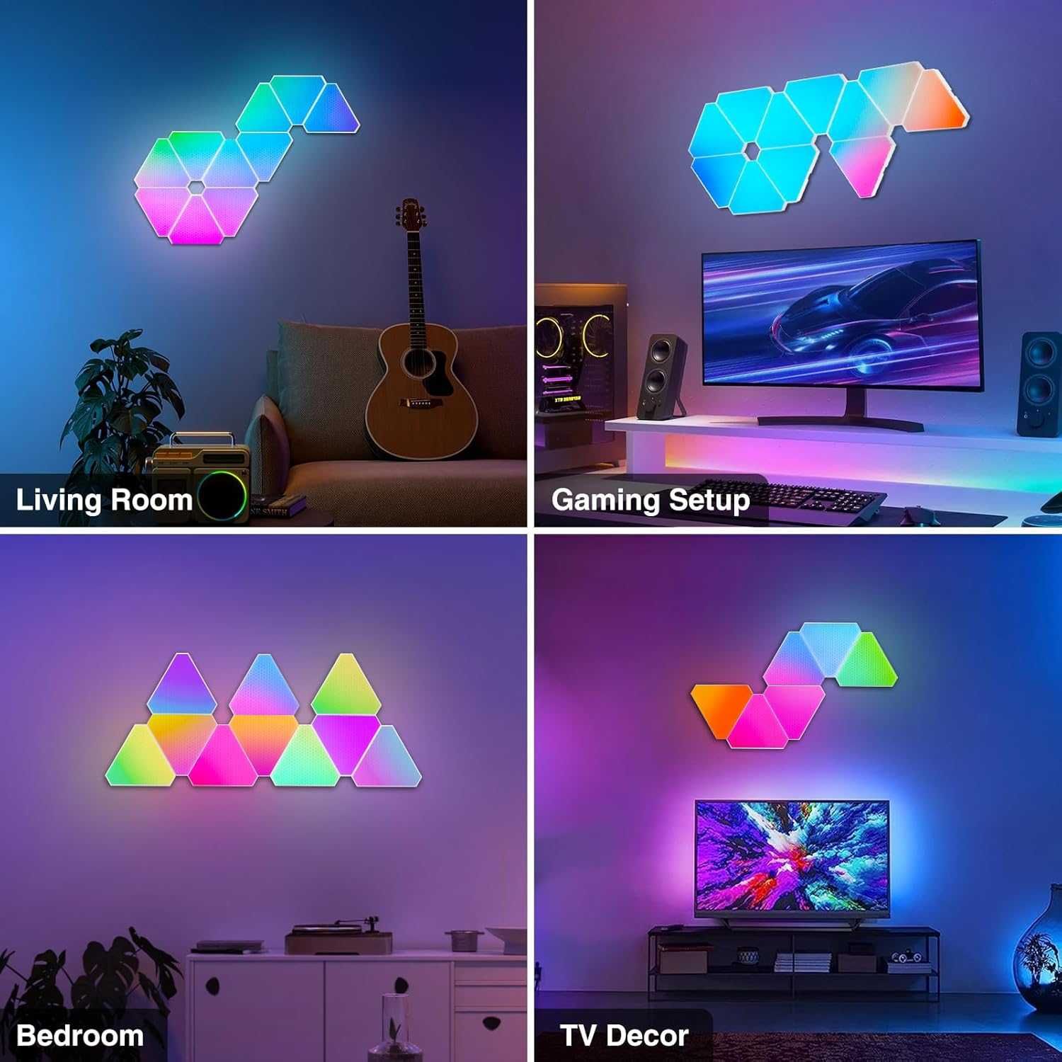 Nowy trójkątny panel ścienny / lampka / światło / LED !9266!