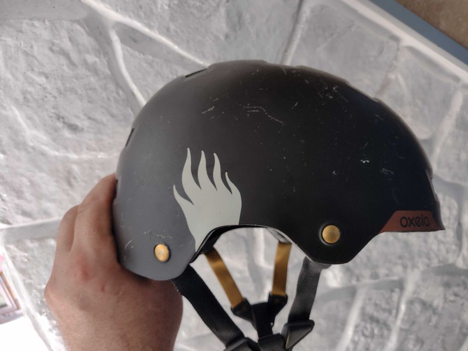 Kask rower hulajnoga rolki Oxelo 55-59 cm