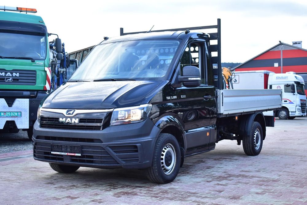 MAN TGE 3.180 Skrzynia 3.50 m. ! 4x4 ! Navi/ Klima/ HAK/ Sprowadzony z Niemiec !