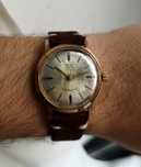 GUB Glashütte zegarek mechaniczny pozłacany lata 1960 Vintage