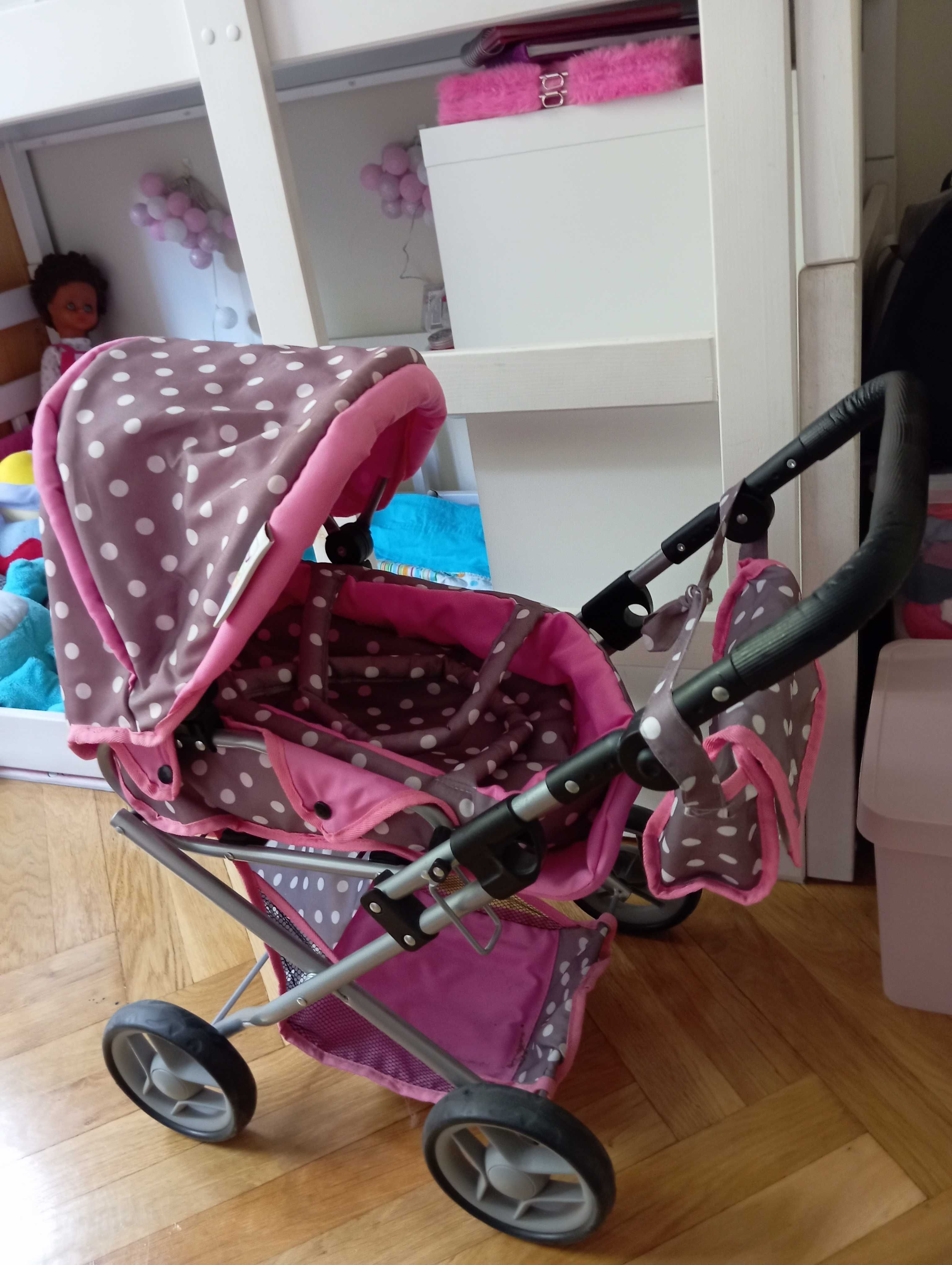Wózek dla lalek 2w1 firmy Doris
