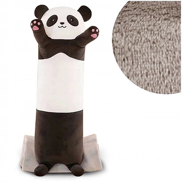 Koc Pluszowy 100x160 z Poduszką - Maskotką 3w1 Dla Dzieci