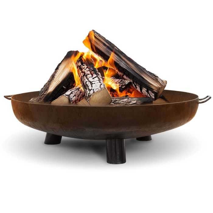 Lareira/Braseiro exterior BonBowl em Corten Preto