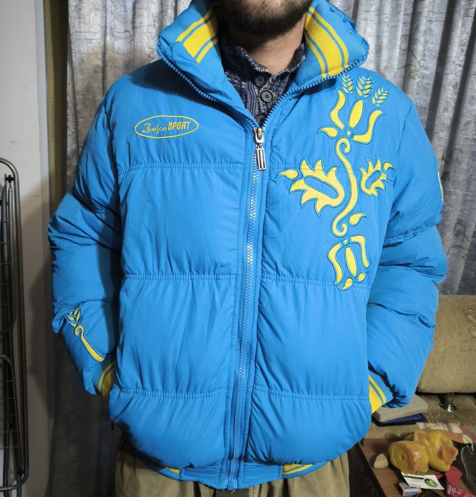 Мужская зимний пуховик