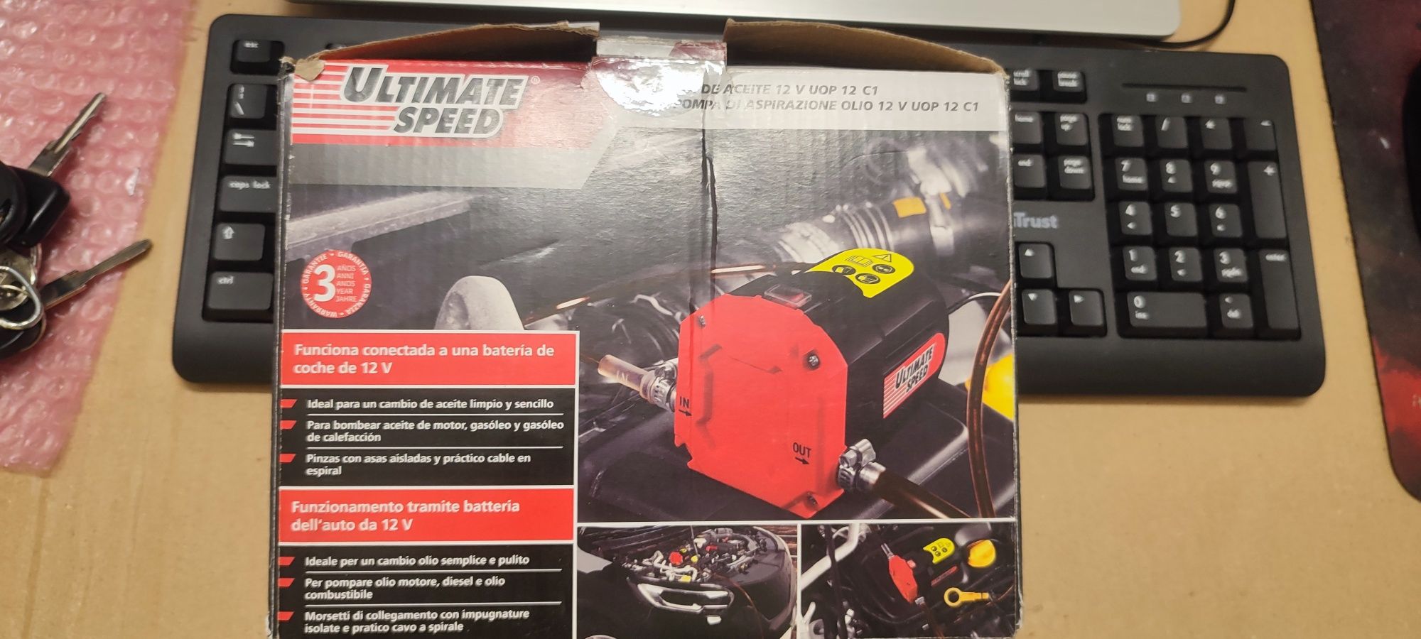 Bomba Motor remoção óleo carro 12V