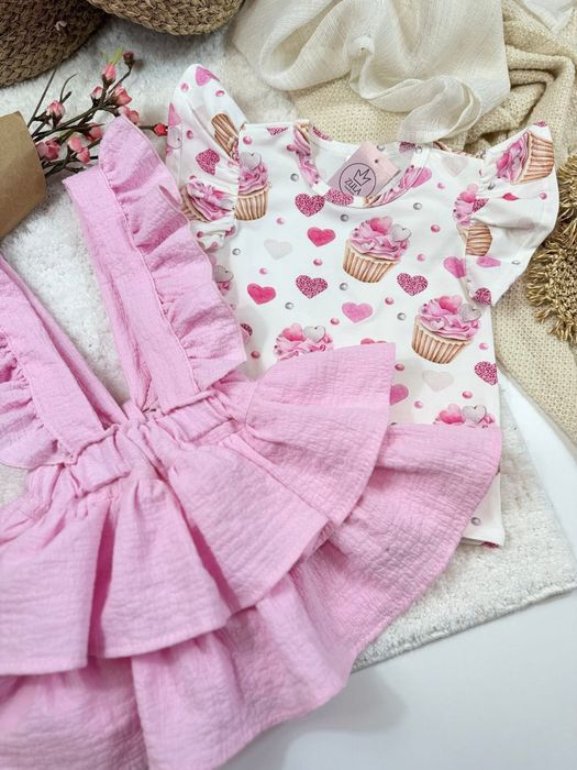 Nowa koszulka babeczki 98 zula handmade