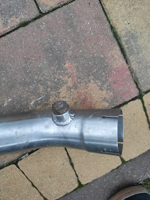 Uklad wydechowy, polaczenie rur wydechowych motocyklowa