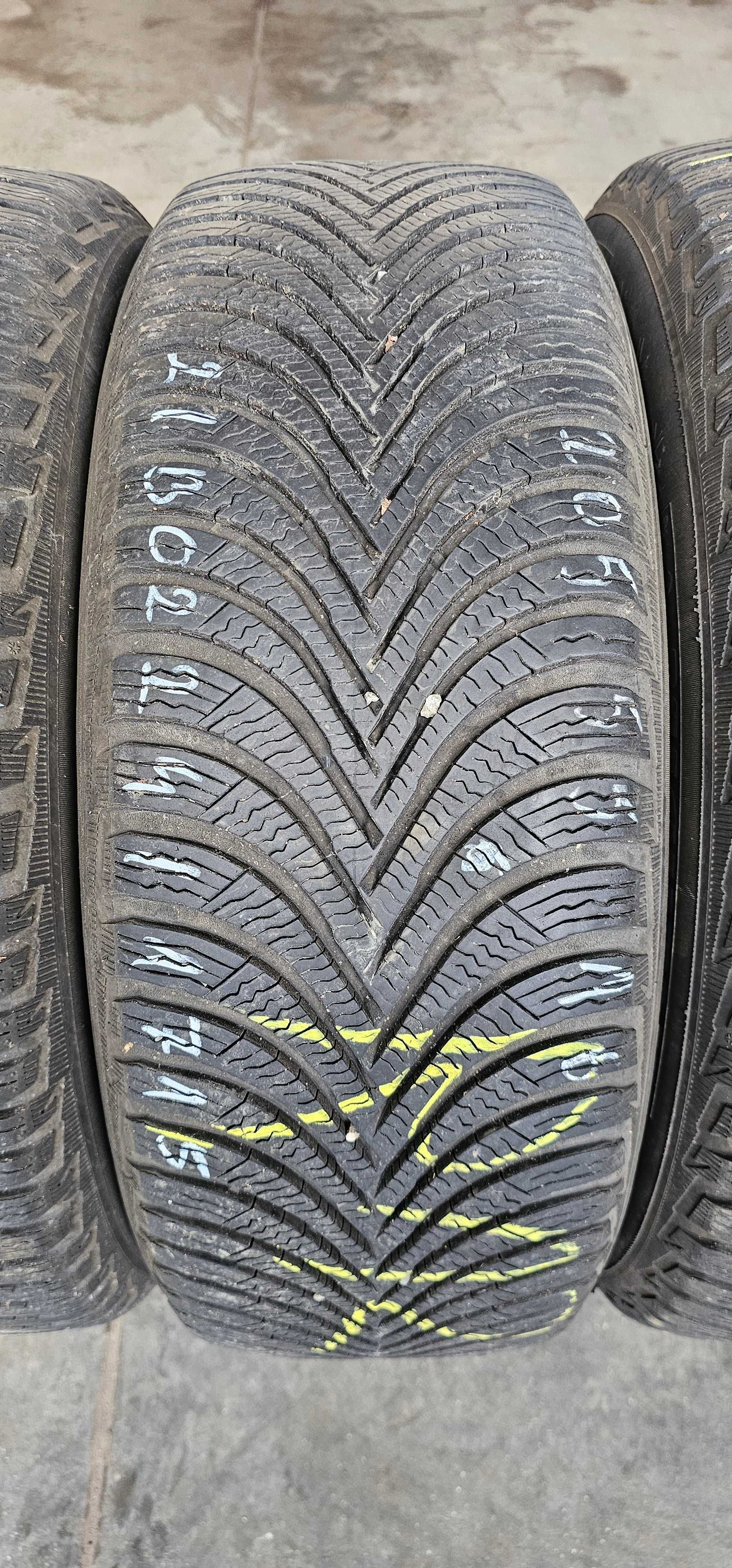 4szt opony zimowe używane 205/55R16 91H Michelin Alpin 5  W-wa