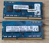2x RAM Hynix 4gb PC3  12800S hmt451s6afr8c