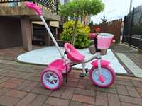 Rowerek w kolorze różowym dla dziewczybki