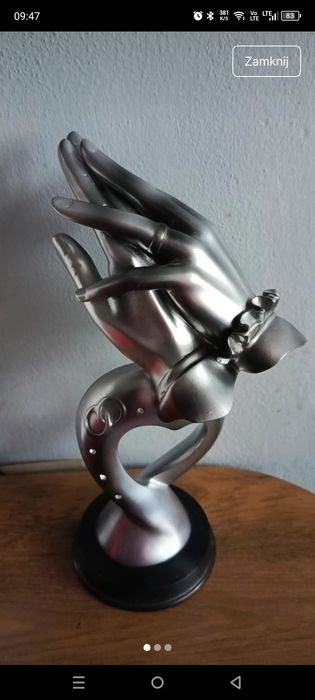 Ozdoba splecione dłonie