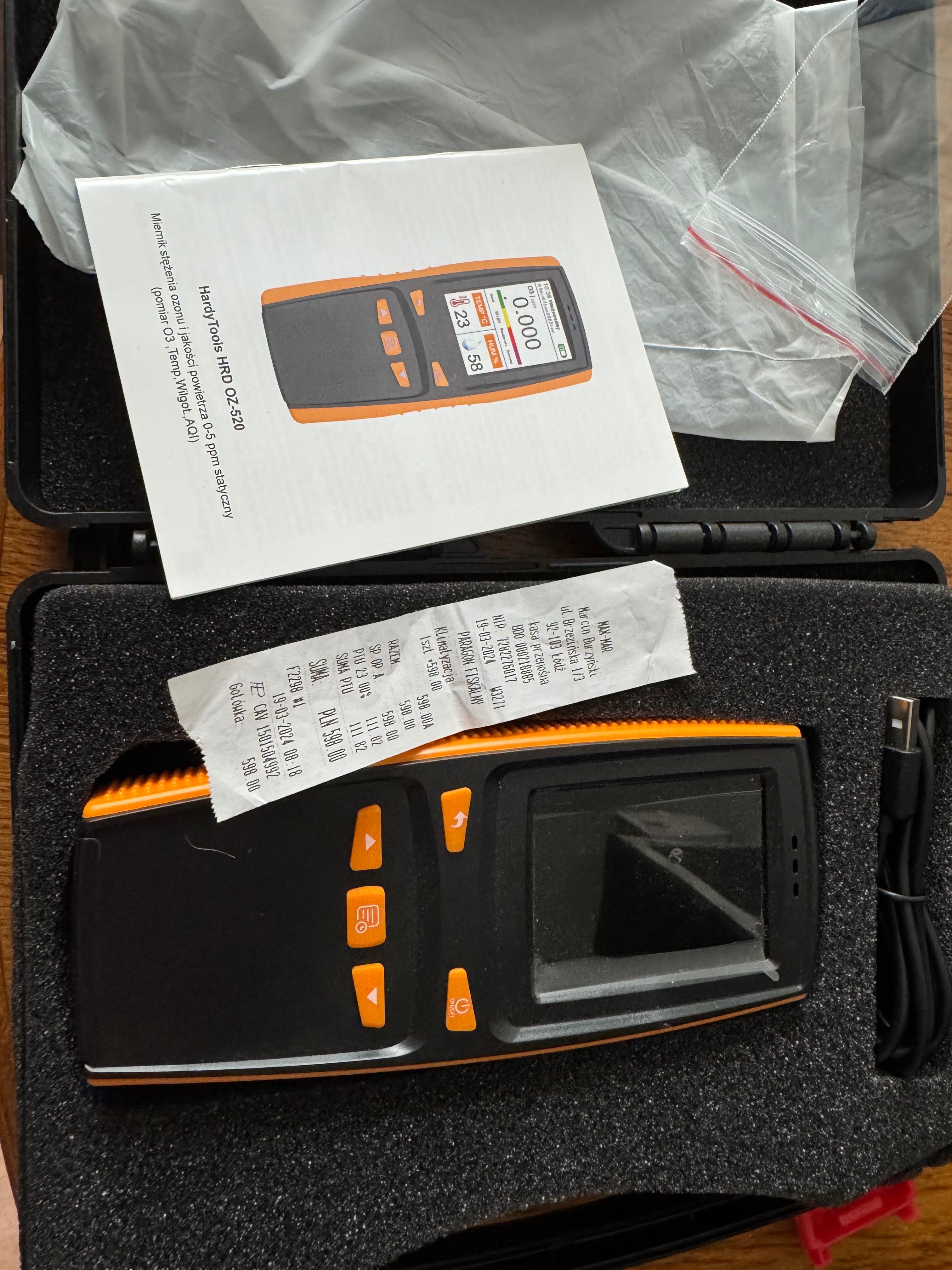 Miernik ozonu O3 Hardy Tools