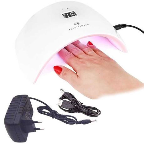 Lampa UV Dual LED 24W Hybrydy Żele MANICURE ZESTAW