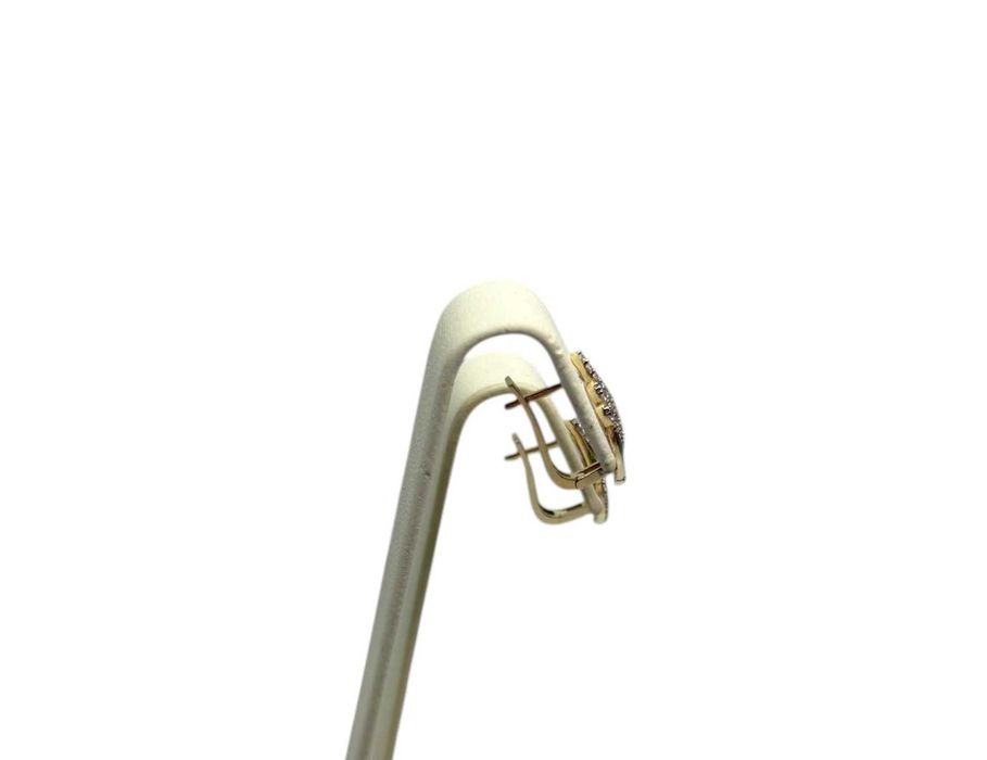 Eleganckie Złote Kolczyki 585 2,75G