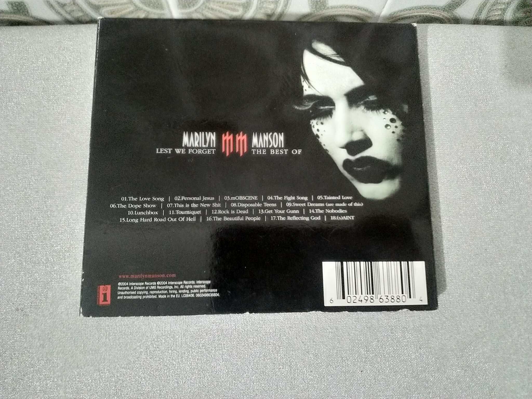 MARILYN MANSON - Lest We Forget: The Best Of (CD + DVD)