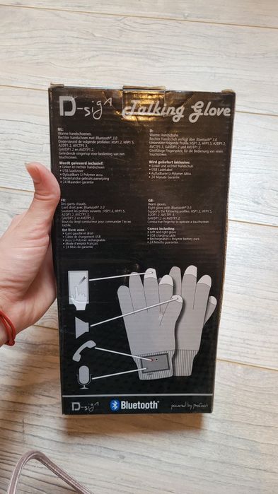 Rękawiczki bluetooth