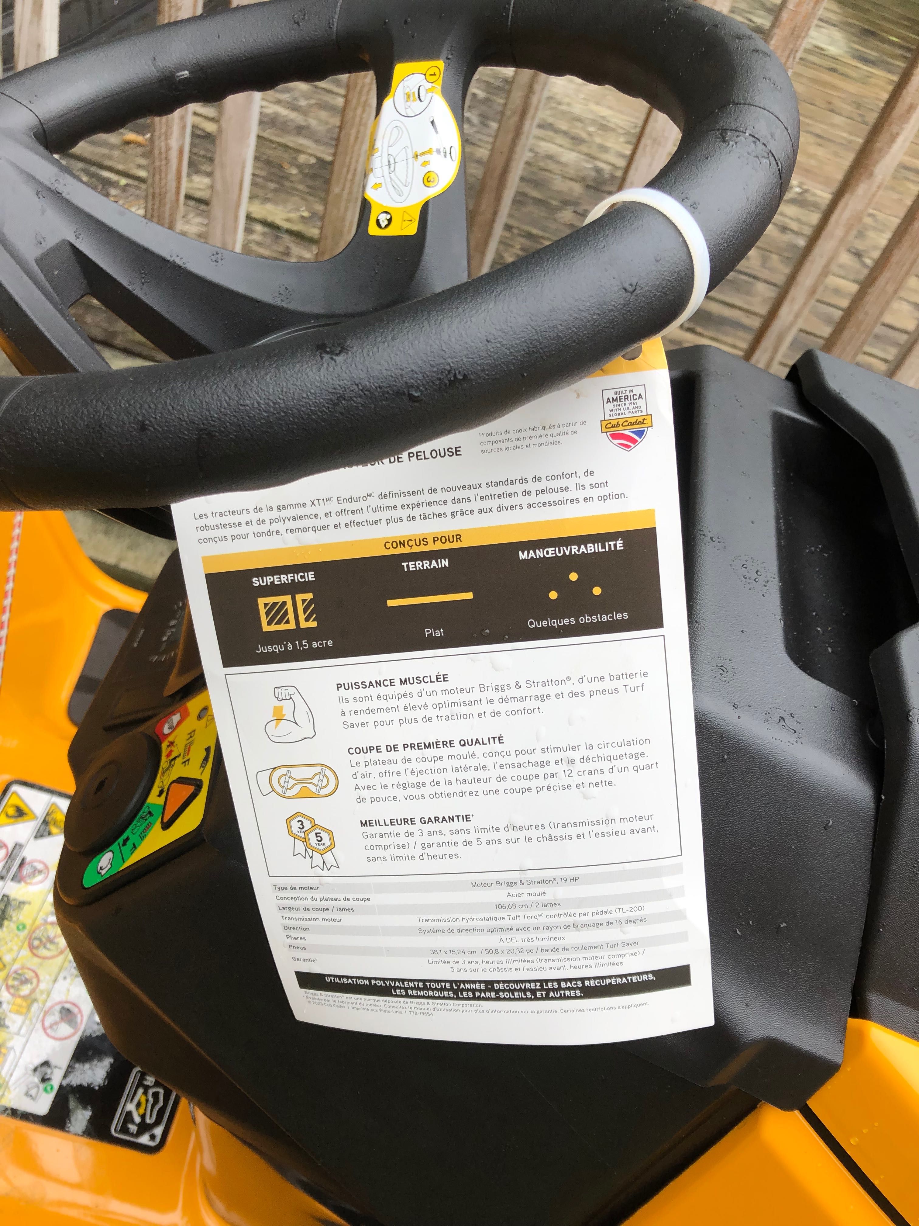 Cub cadet LT 42B xT1