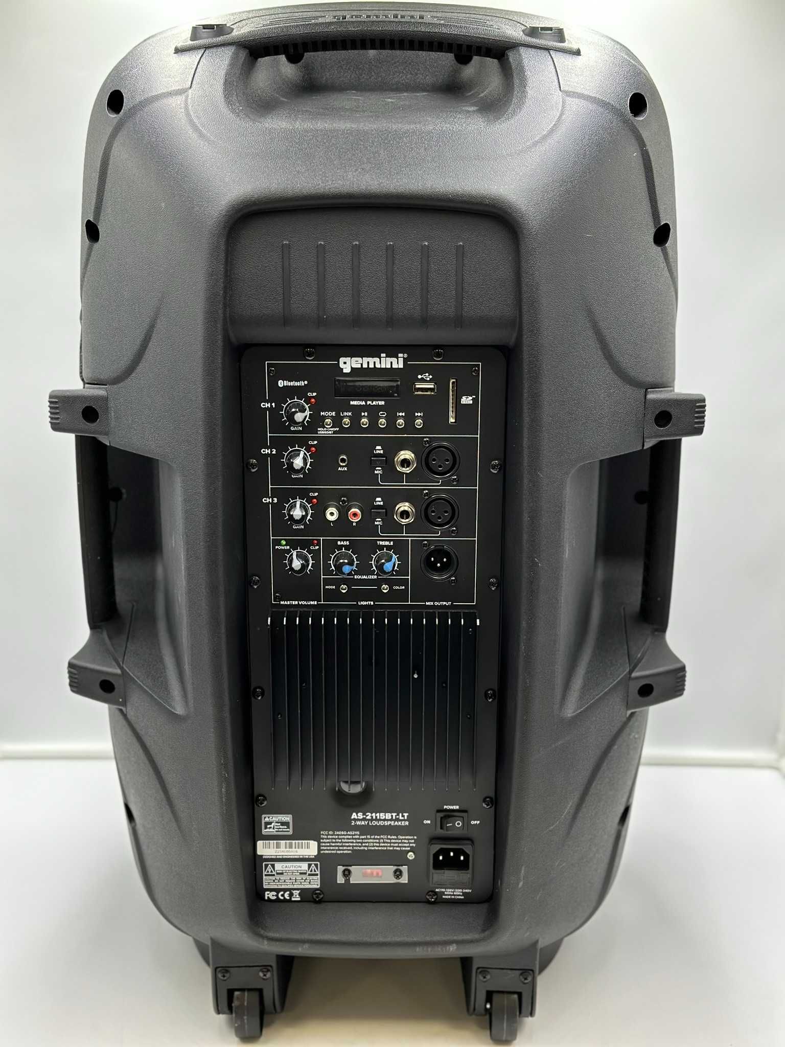 Gemini Sound AS-2115BT-LT 15-calowy głośnik 2000W Bluetooth LED party