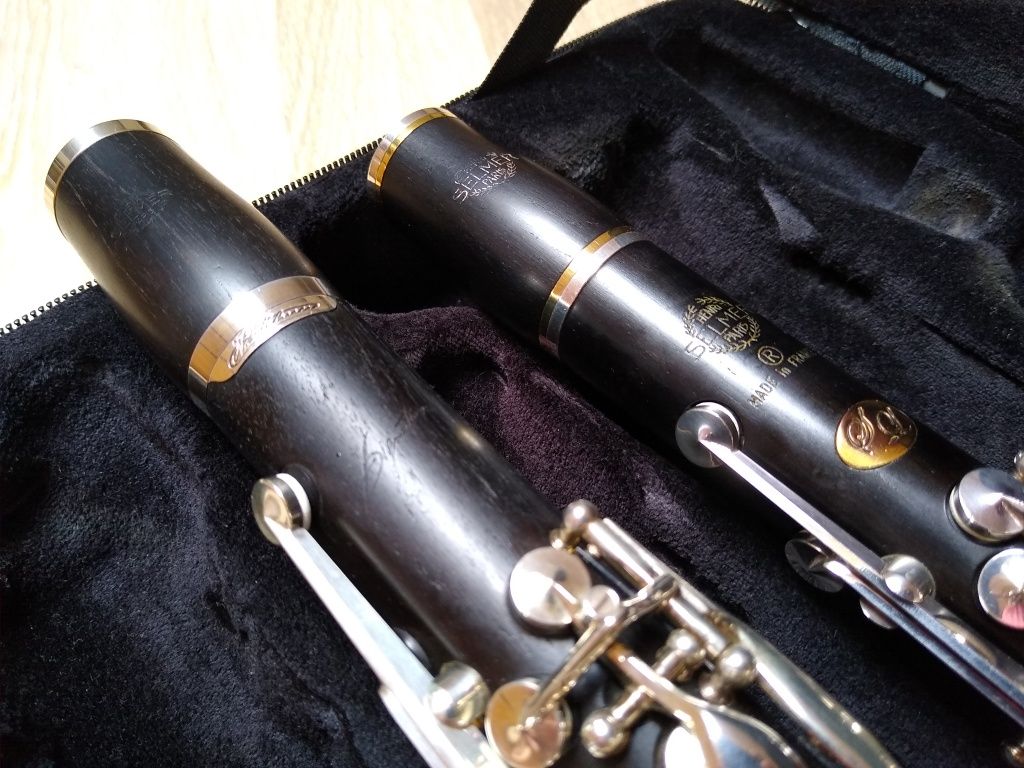 Komplet klarnet Selmer Signature in B,Saint Louis in A,idealne