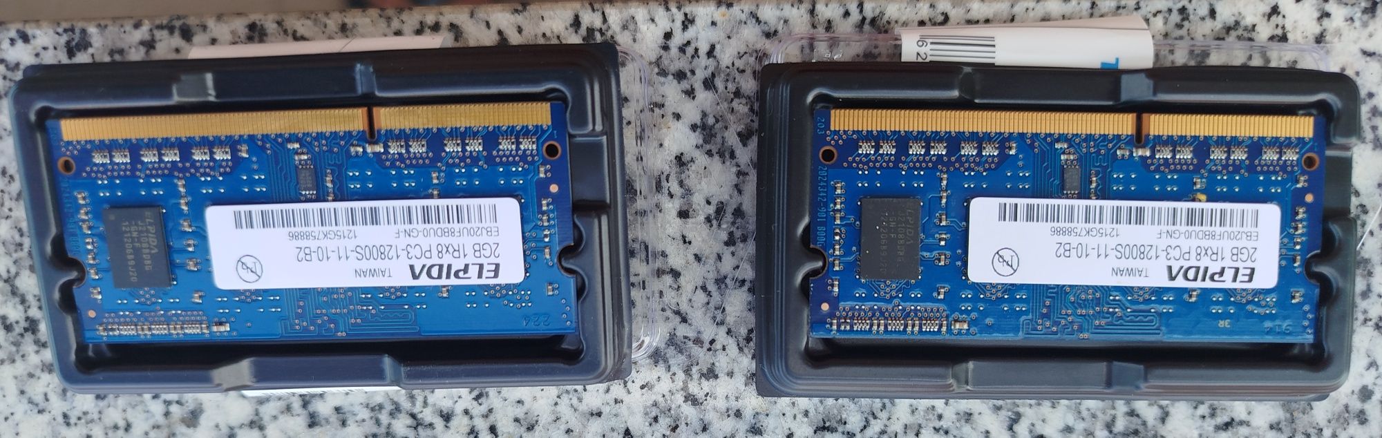 2 X Memória Portátil SO-DIMM 8GB DDR3/PC3L 12800S