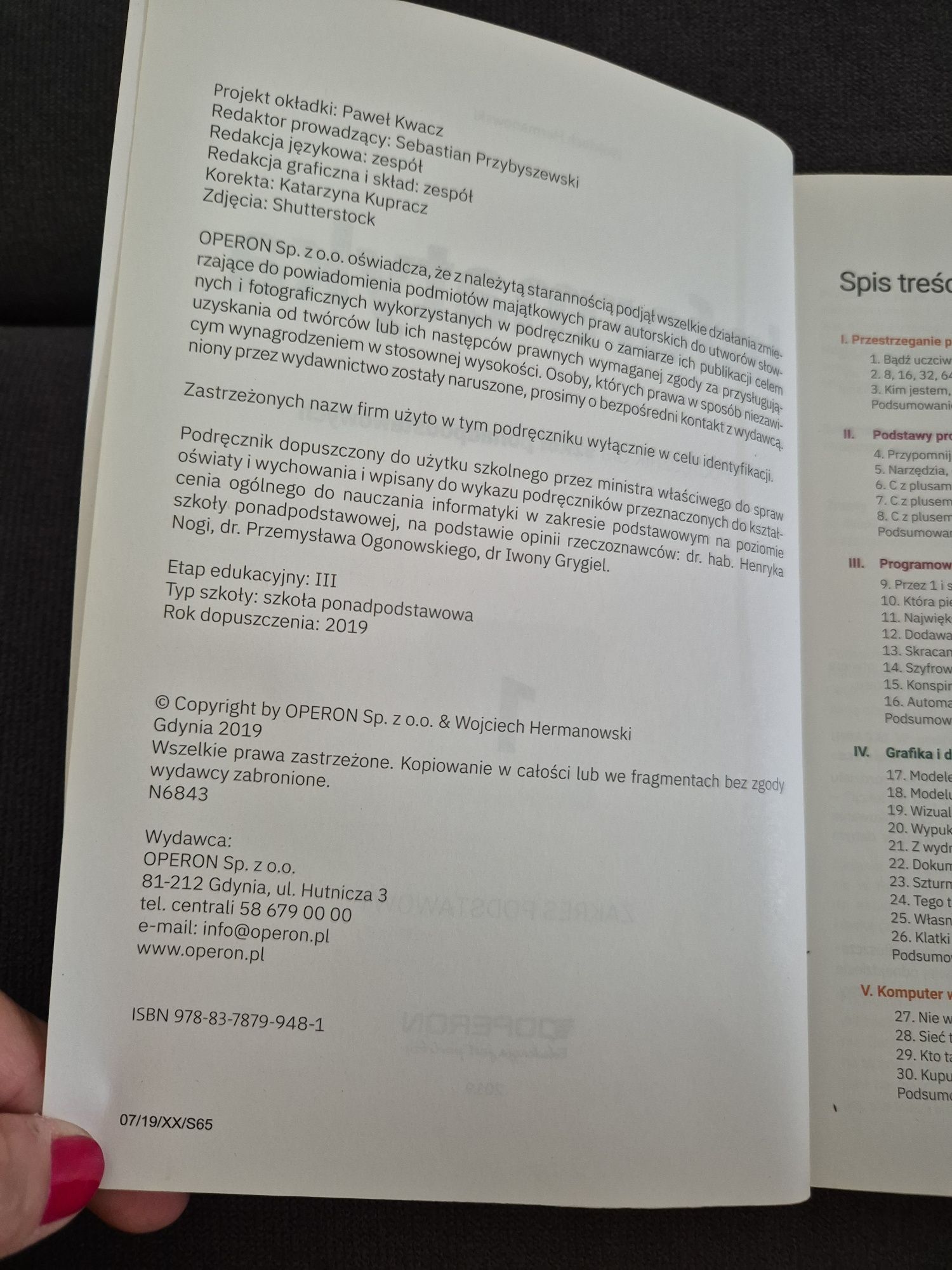 Informatyka Linia I 1 operon