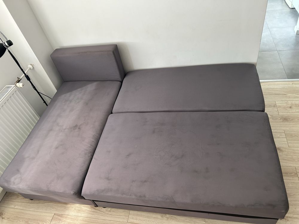 Sofa rogówka z funkcja spania