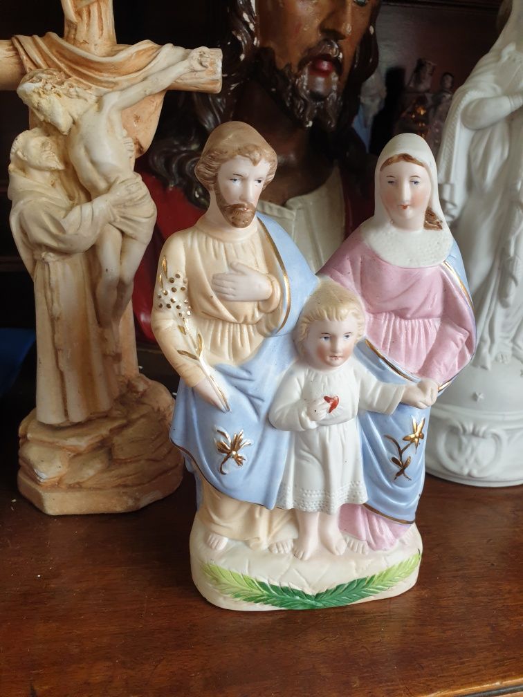 Figurka porcelanowa Święta Rodzina Jezus Józef i Maryja