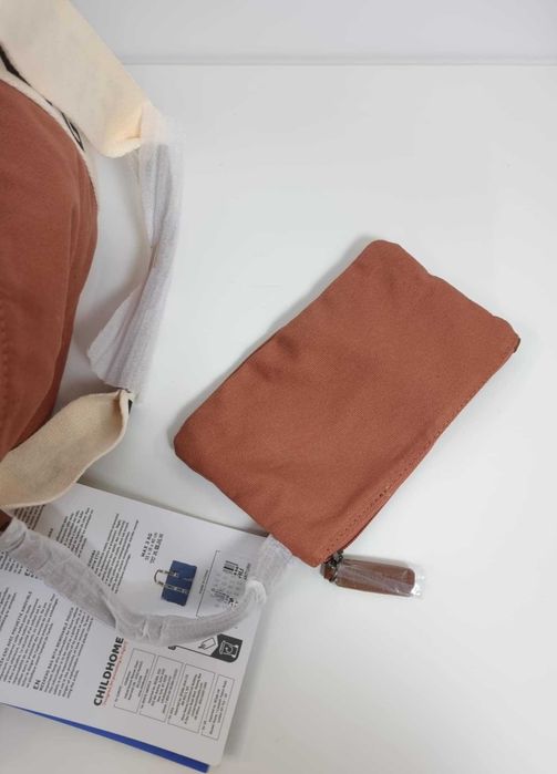 NOWA Duża torba Childhome Family Bag Signature Terracotta