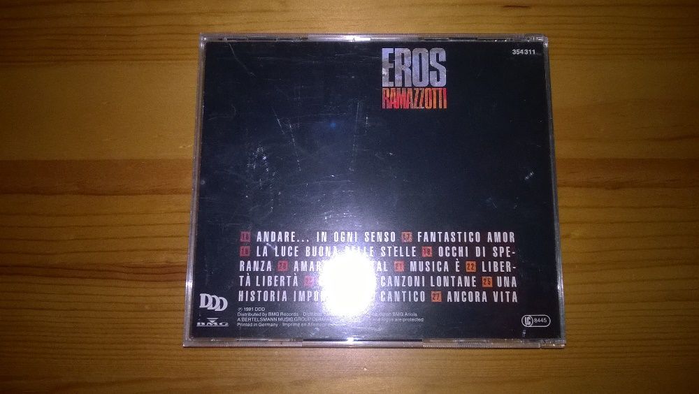 CD - Eros Ramazotti - Eros In Concert