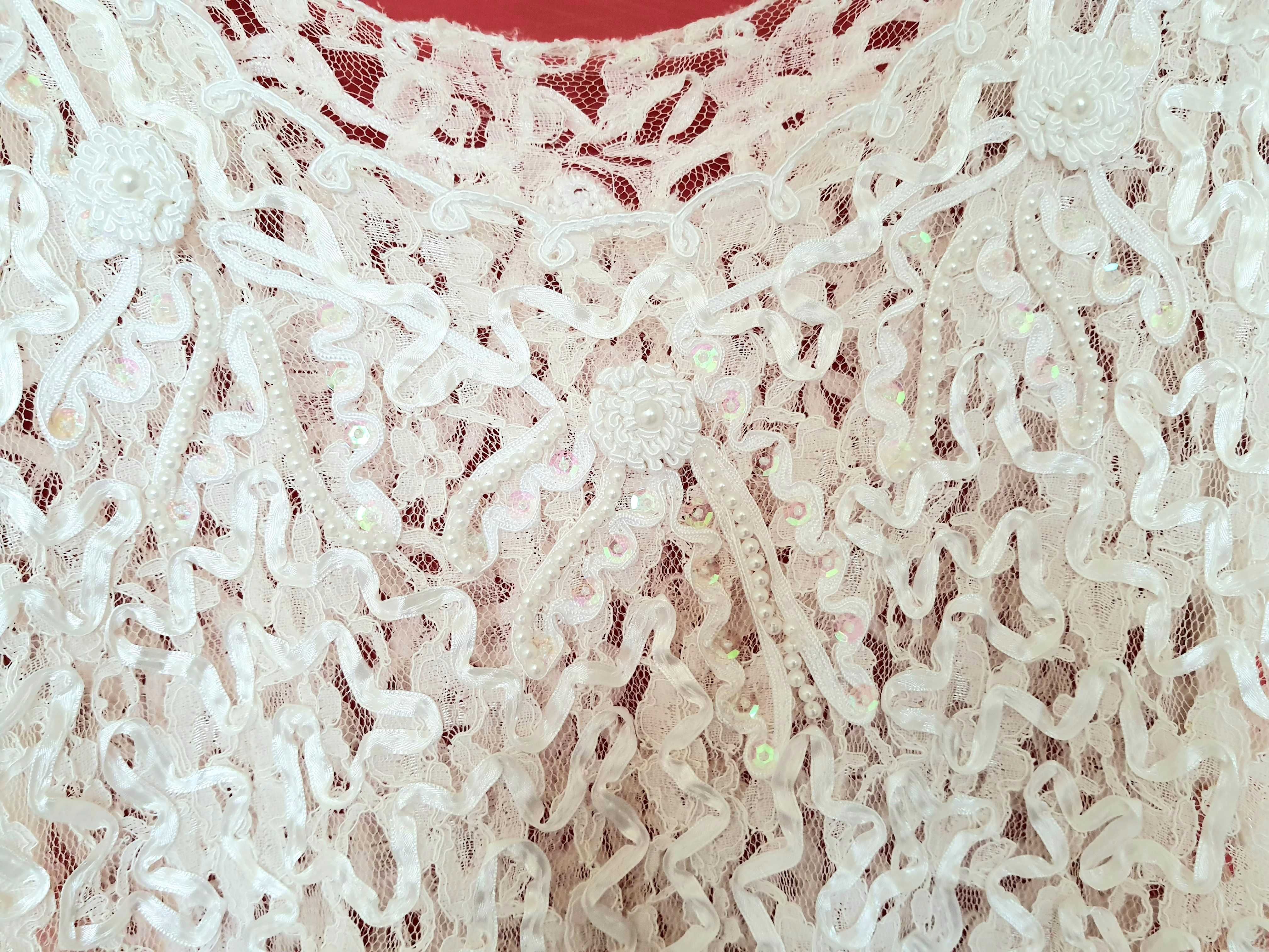 Белая ажурная кофта, блузка летняя разм 52, рост 3 Продам