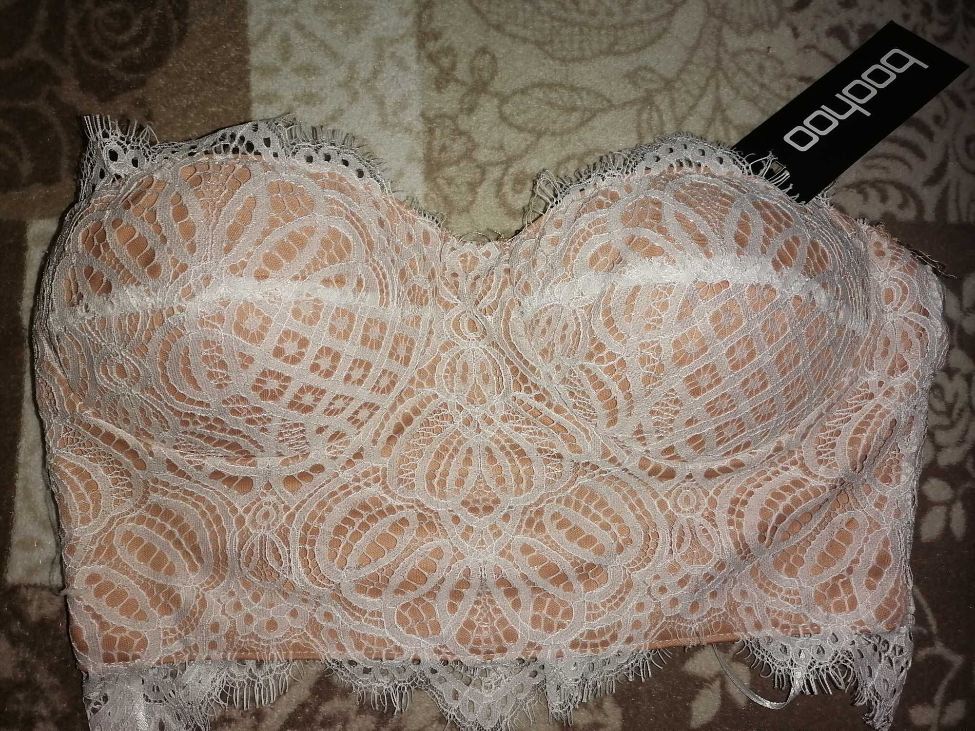 Biustonosz, bandeau 38 M Boohoo