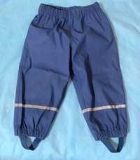 Грязепруфи Lupilu штани від дощу непромокаючі 1,5-3 р сині, стан нових